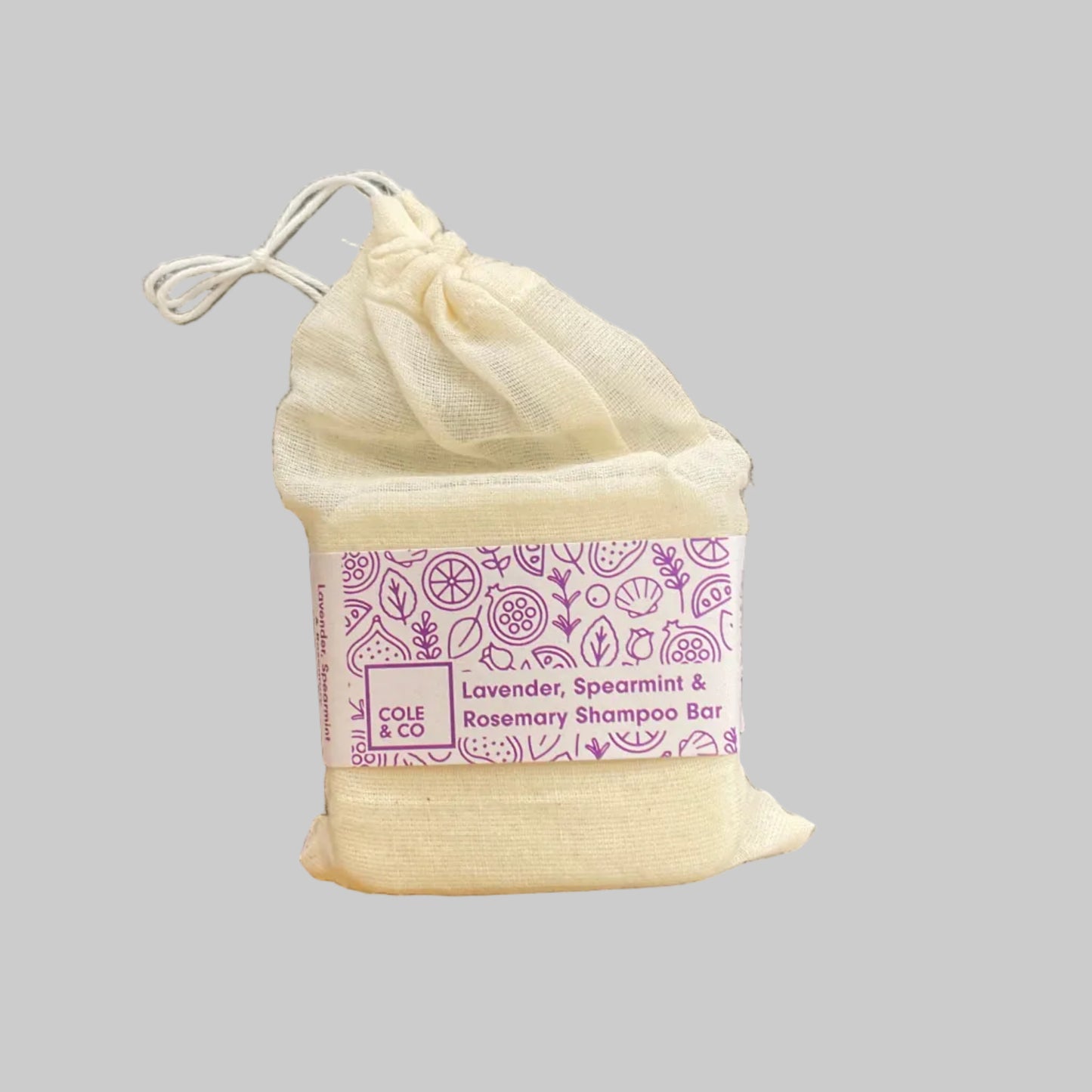 Lavender, spearmint and rosemary shampoo bar
