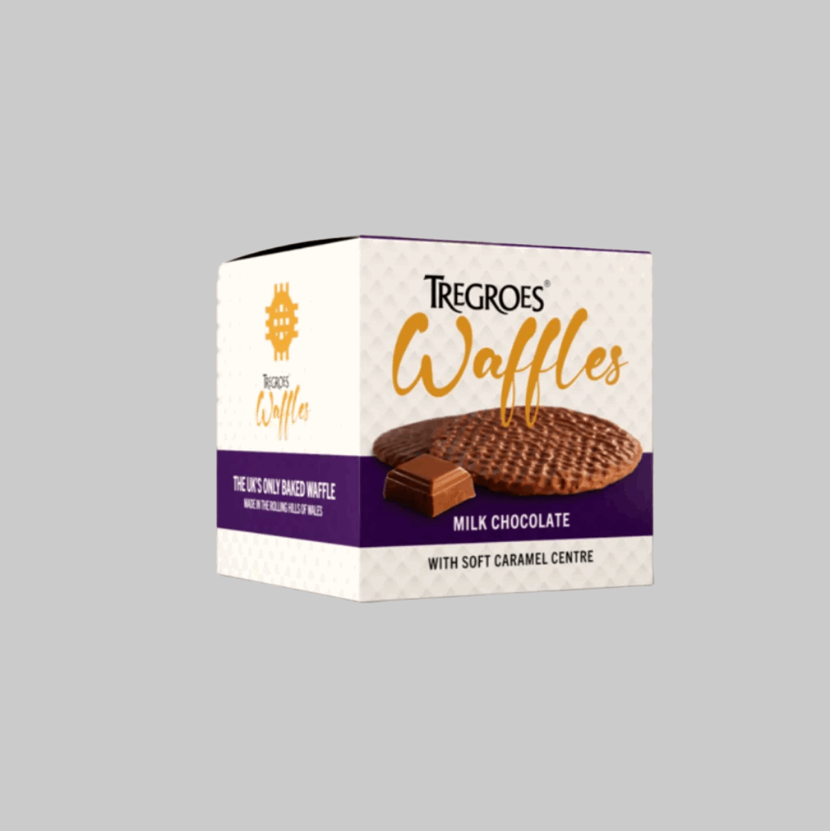 Milk chocolate waffles