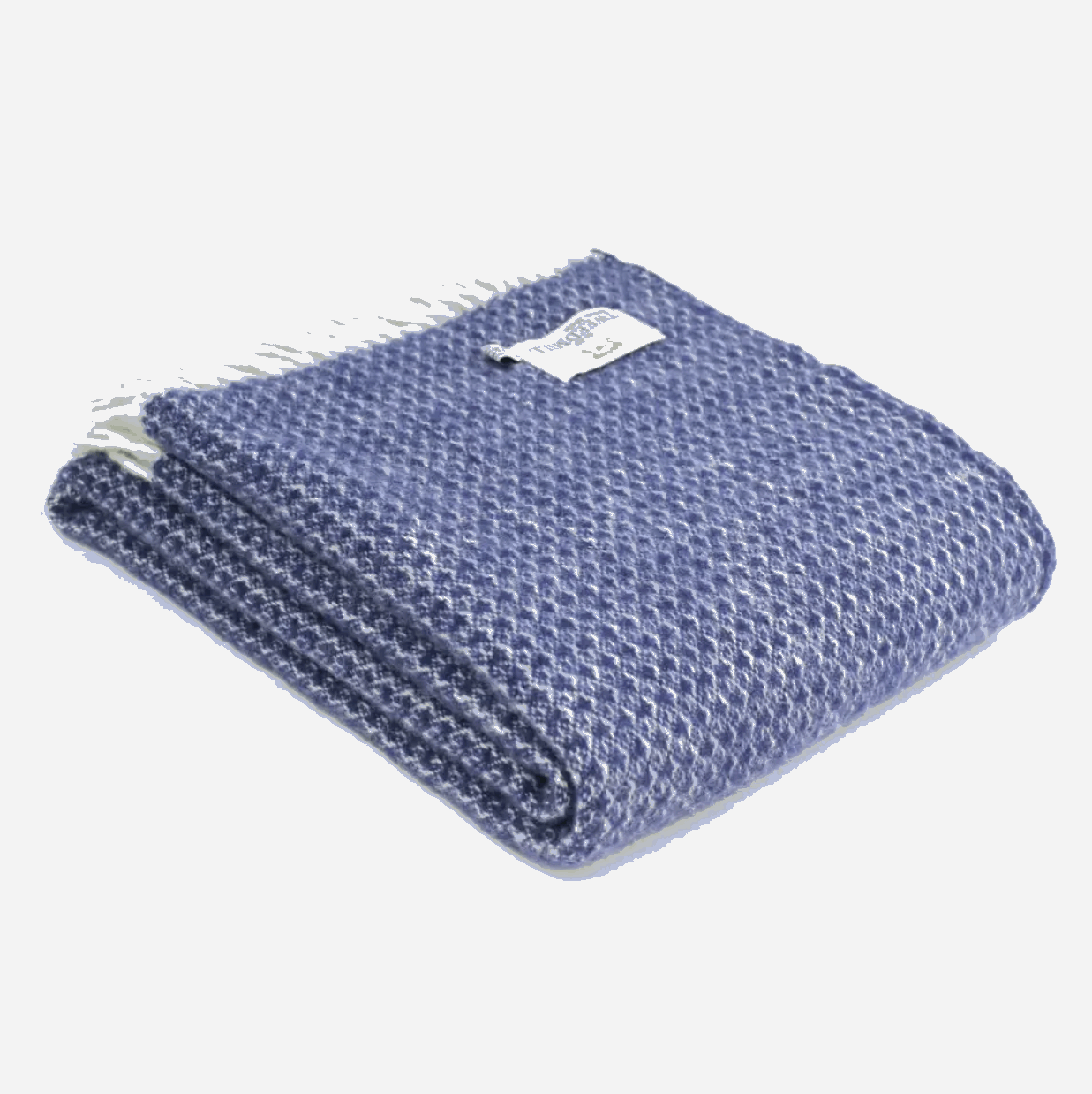 Crown blue riverweave throw