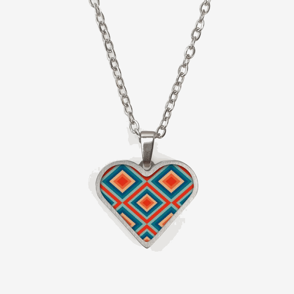 Diamond heart pendant