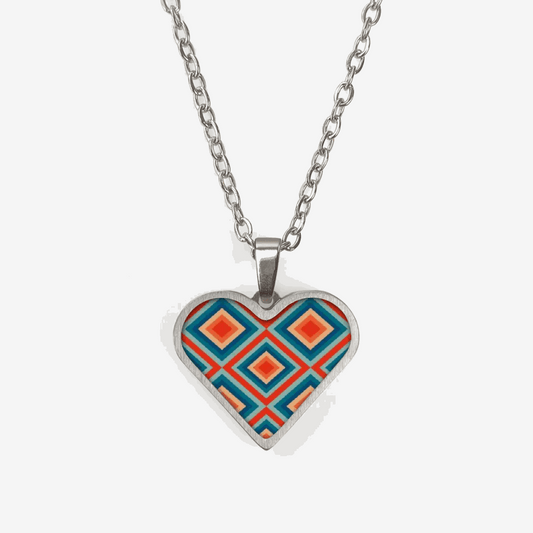 Diamond heart pendant