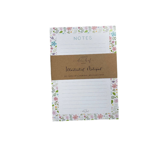 Floral notepad |Gifts of Wales 
