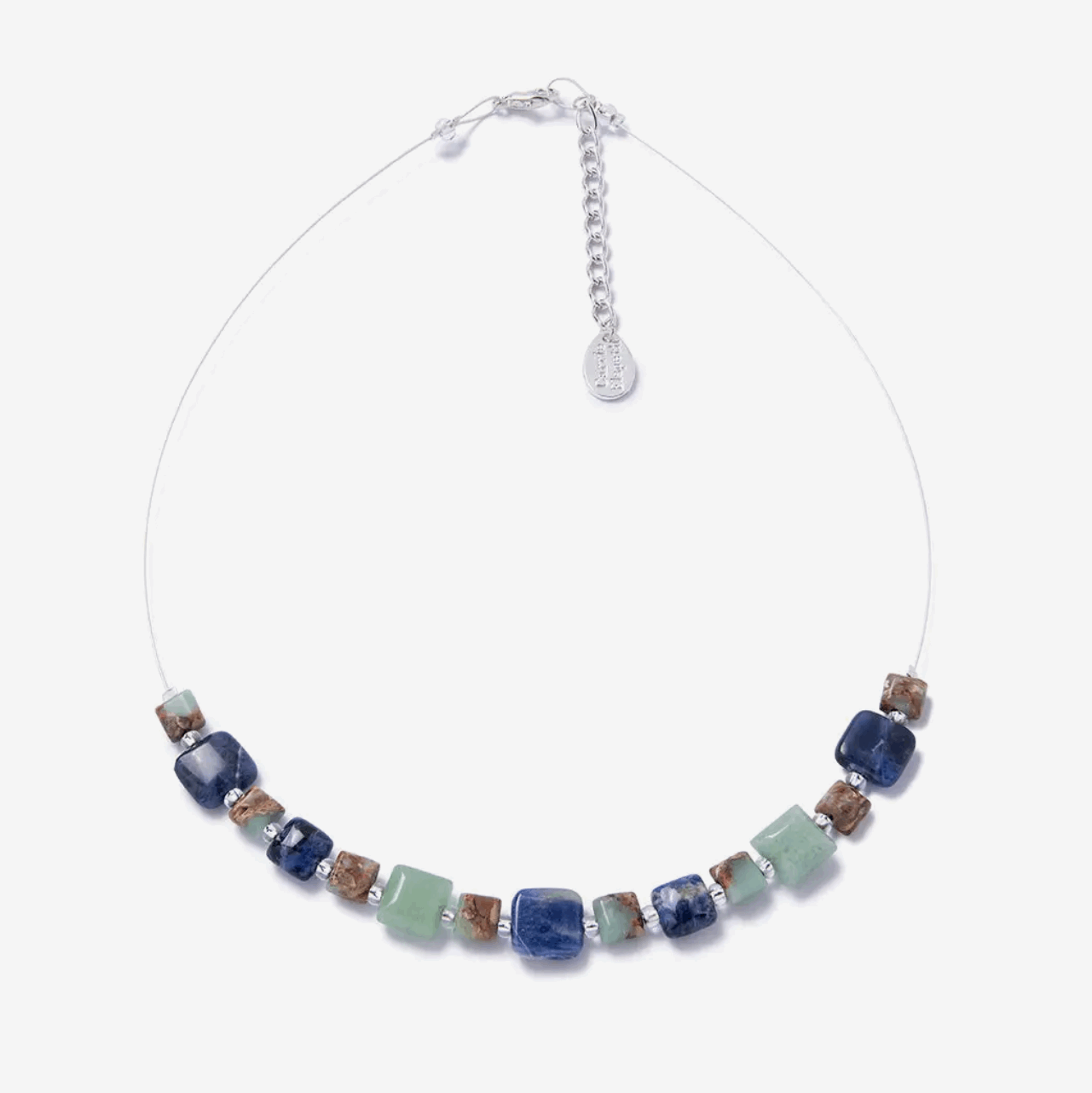 Geo gemstone necklace