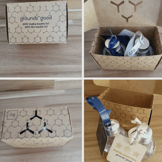 Gin and vodka bauble duo| Gifts of Wales 