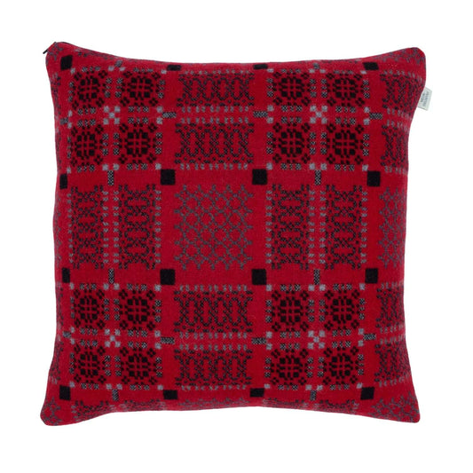 Knot garden draig cushion