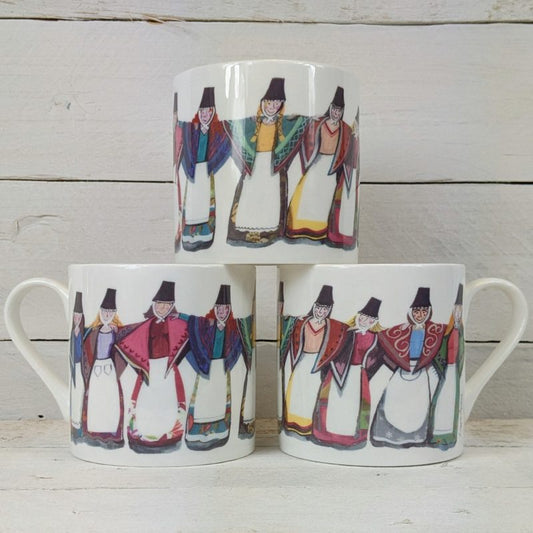 Line of Welsh ladies mug