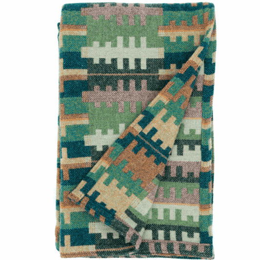 Melin Tregwynt forest summer throw