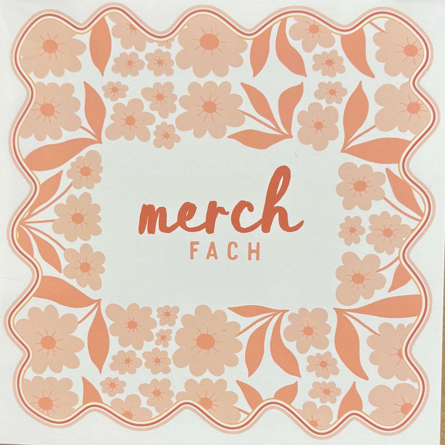 Merch fach new baby card