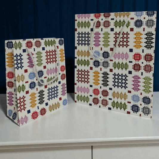 Multicolour Welsh tapestry gift bag