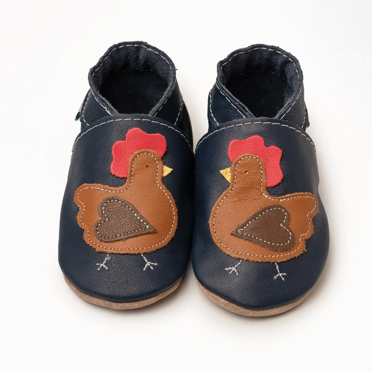 Navy chicken baby shoes 