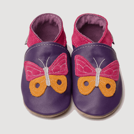 Papillon purple shoes