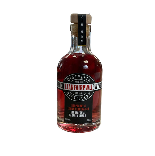 Raspberry and lemon verbena gin
