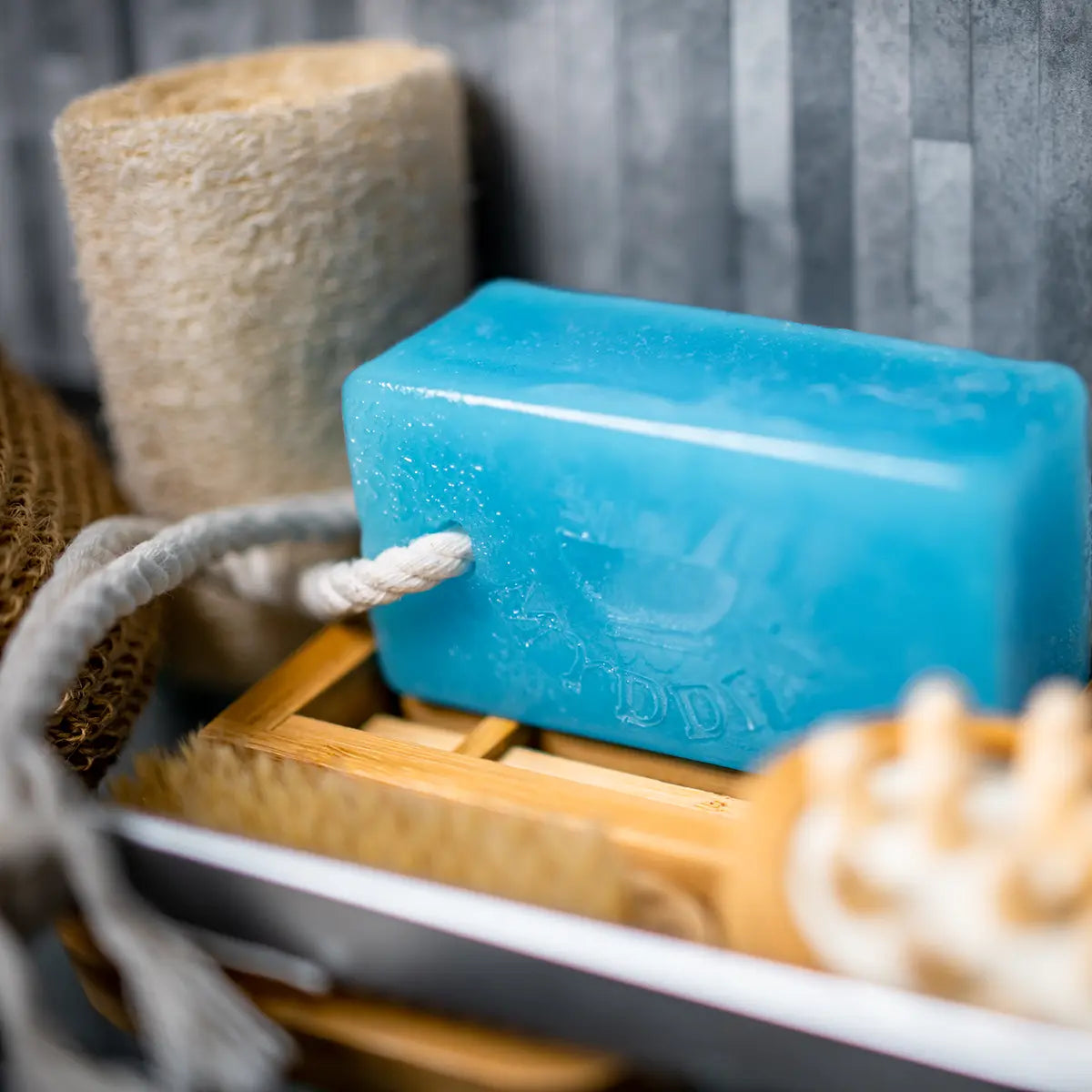 Sea breeze soap on a rope