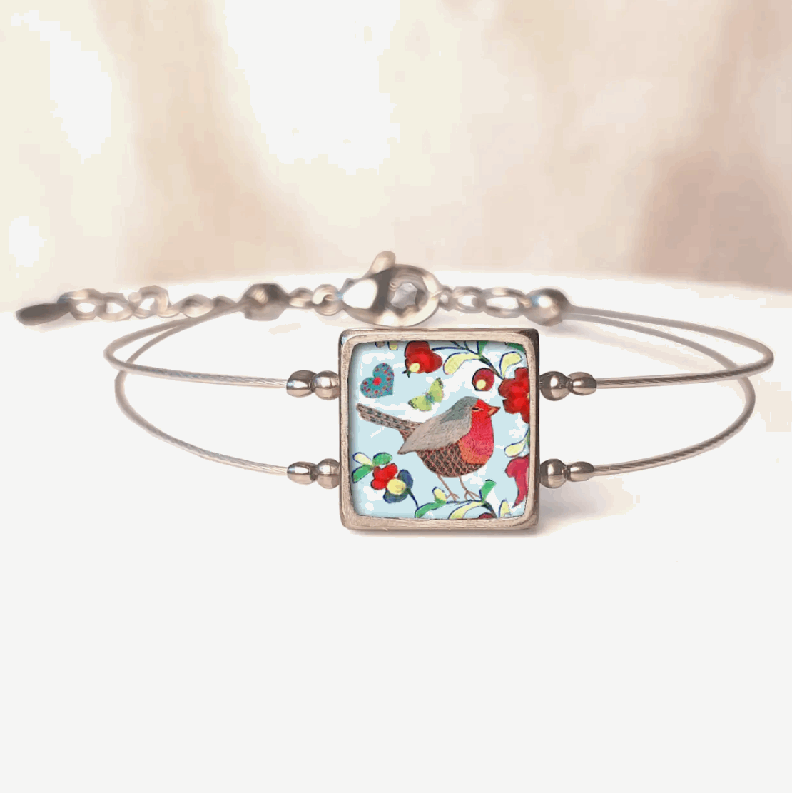 Square robin bracelet