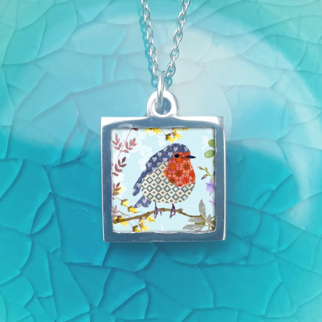 Stainless steel and walnut necklaces Robin