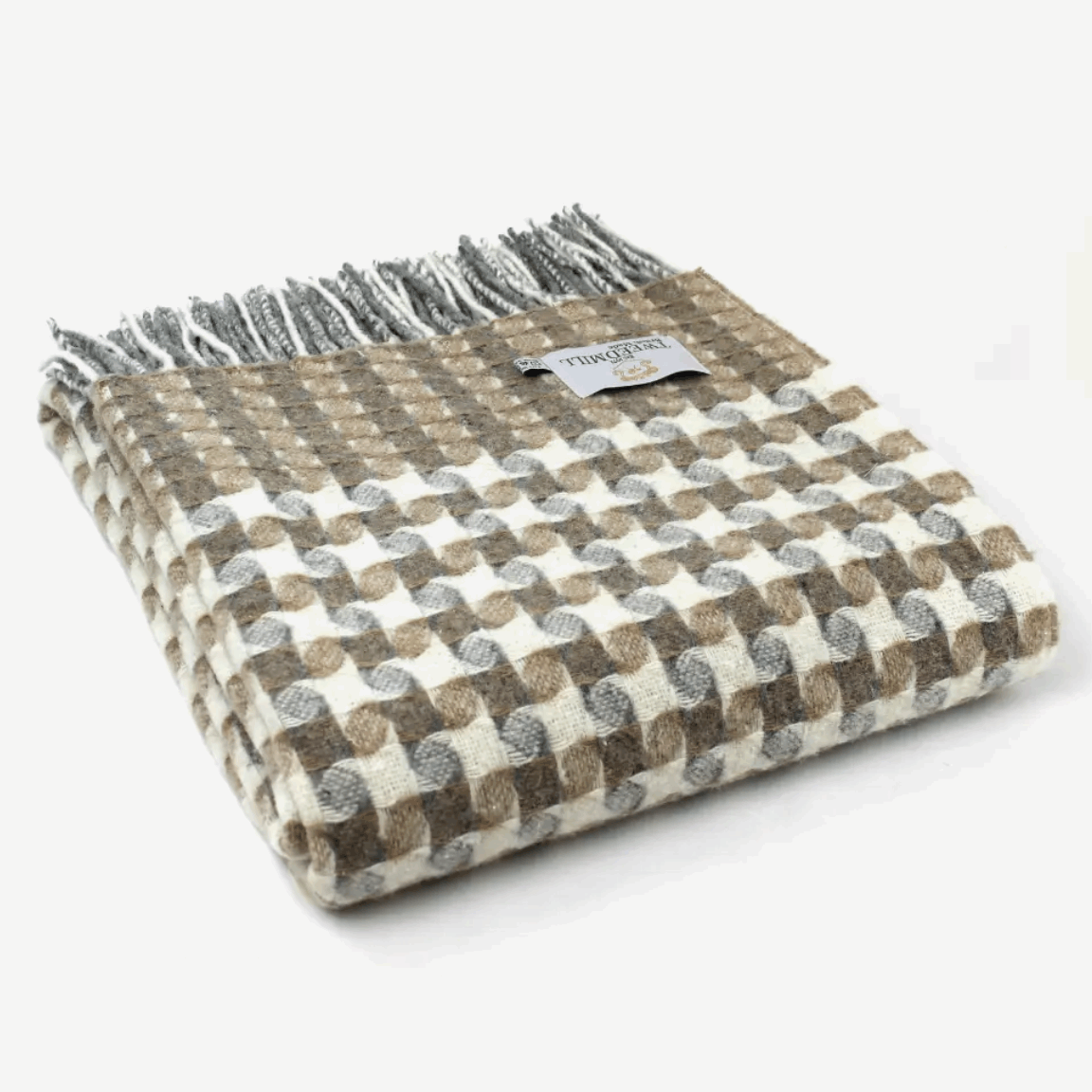Star houndstooth throw