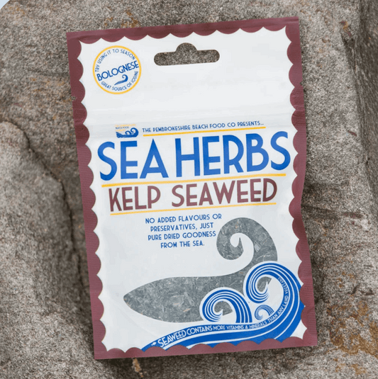 Sugar kelp sea herb pouch