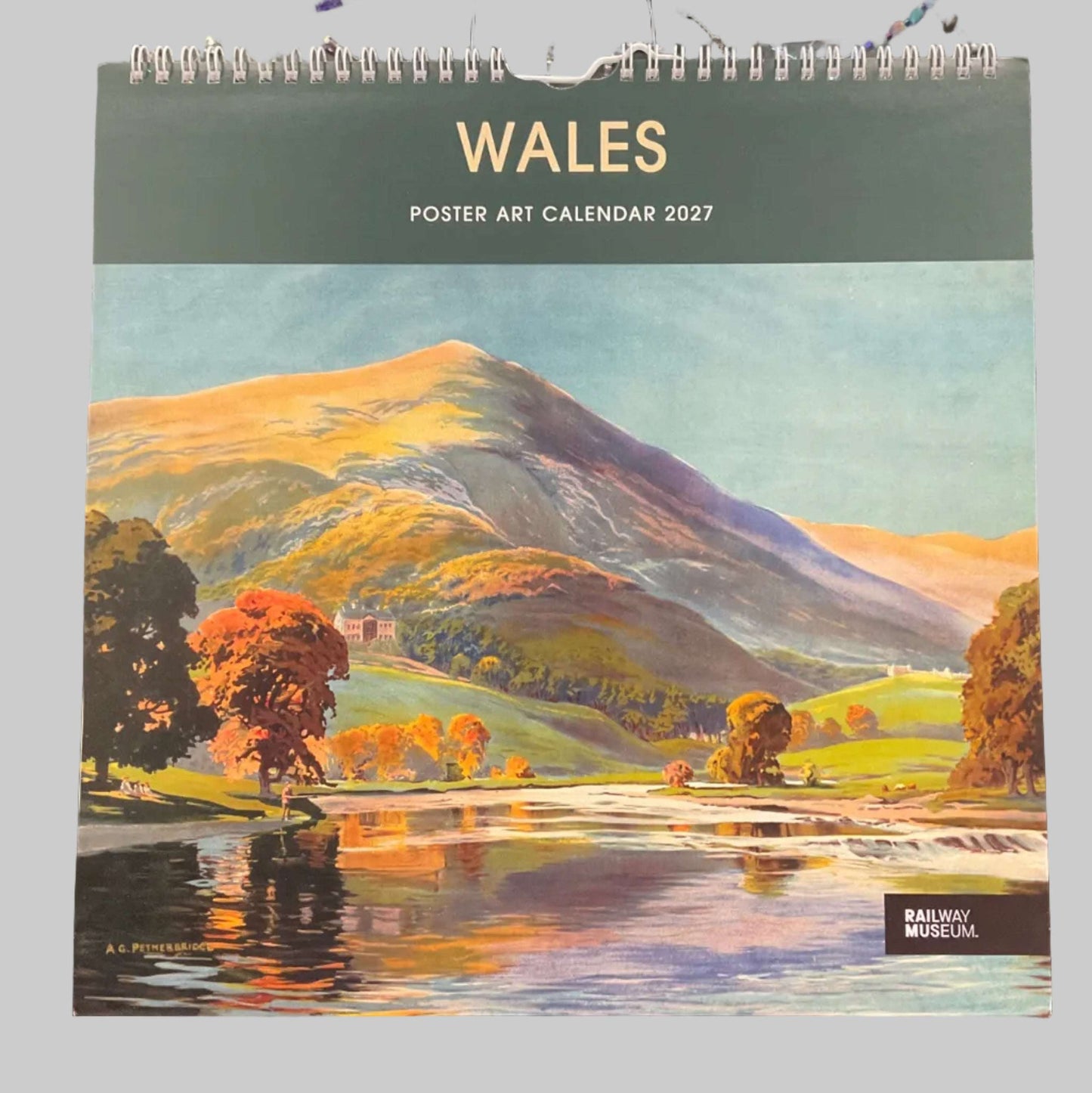 Wales poster art calendar 2027