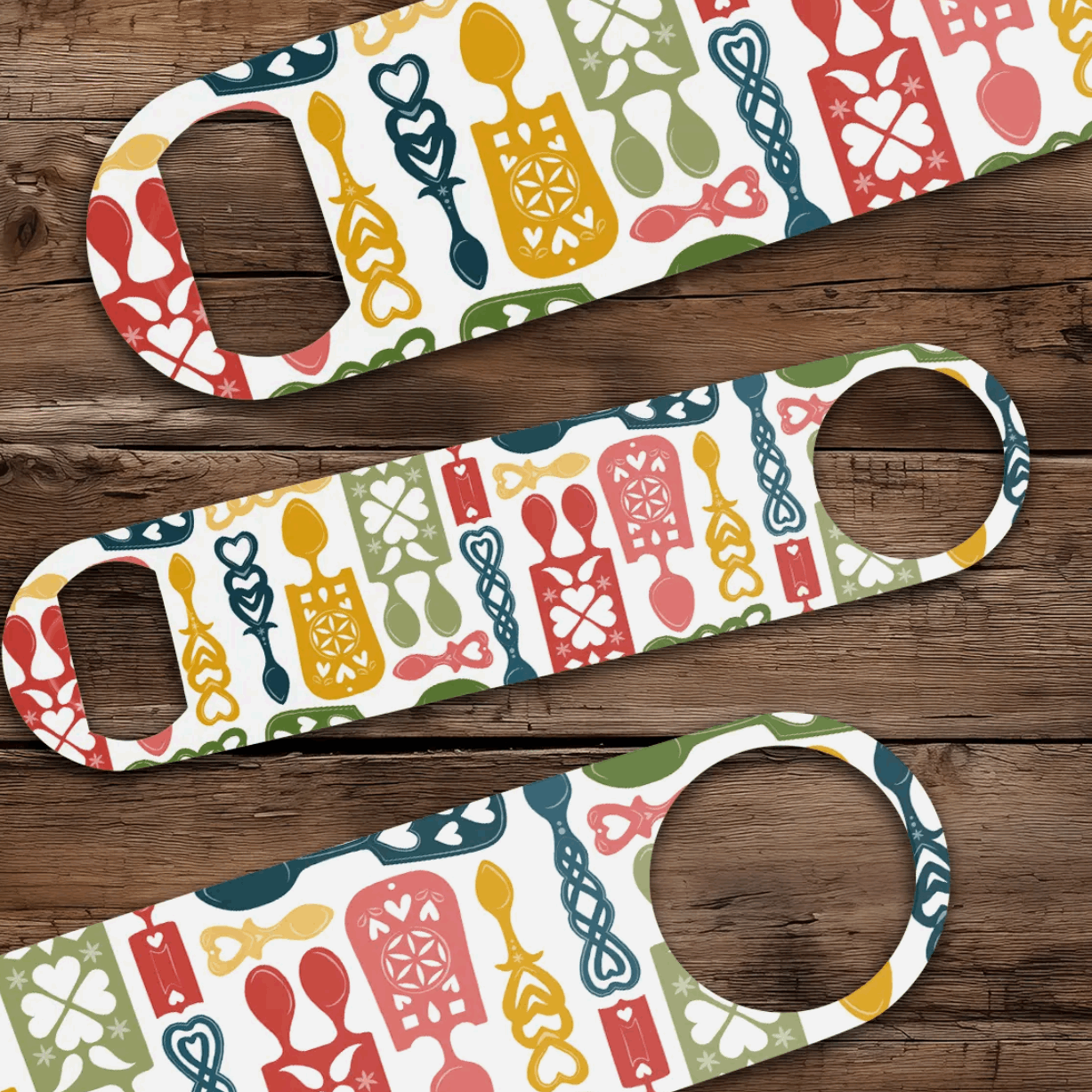 Welsh lovespoon bottle opener