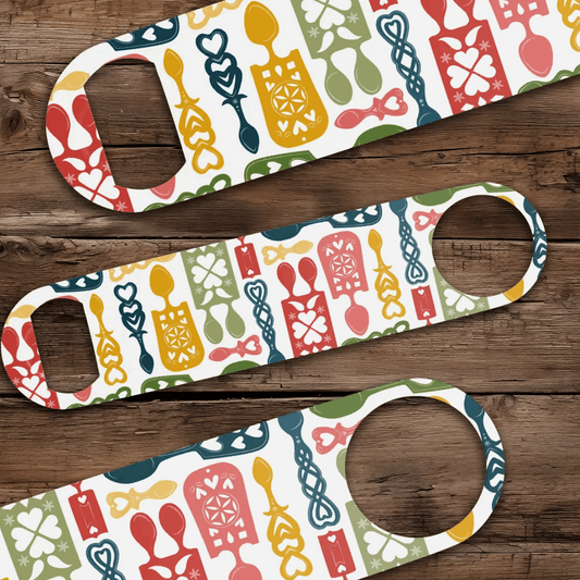 Welsh lovespoon bottle opener