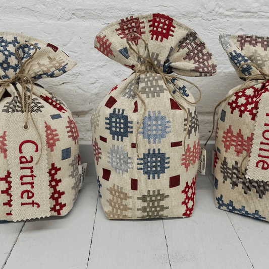 Welsh tapestry design doorstop
