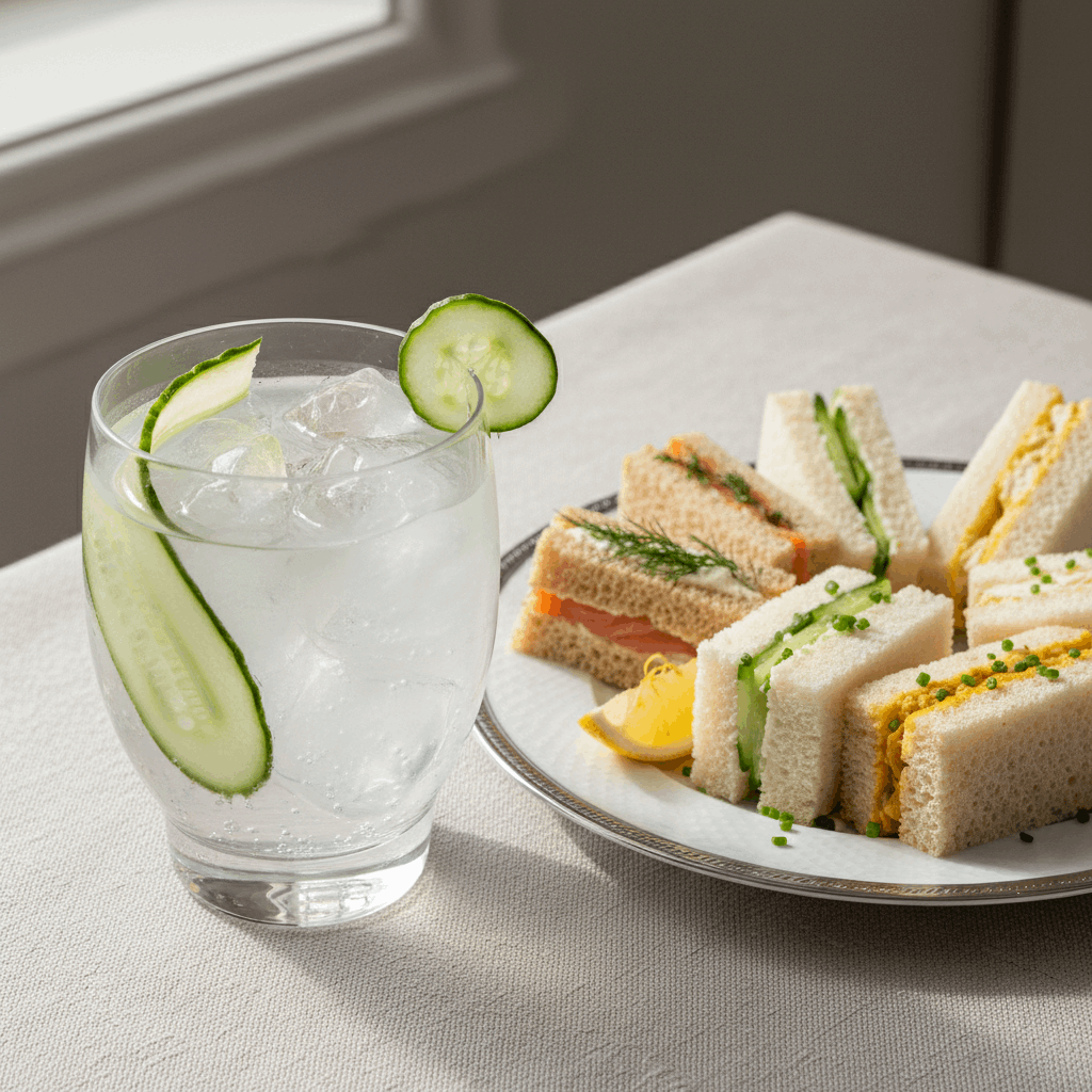 Welsh gin Afternoon tea for two